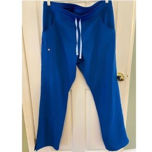 FIGS Kade Cargo Royal Blue Scrub Pants - Women’s XL TALL XLT